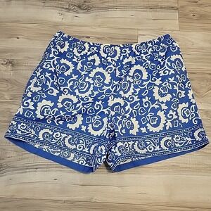 Polo Sport Ralph Lauren Swim Board Shorts Mens Medium Blue Floral AOP Lined VGT